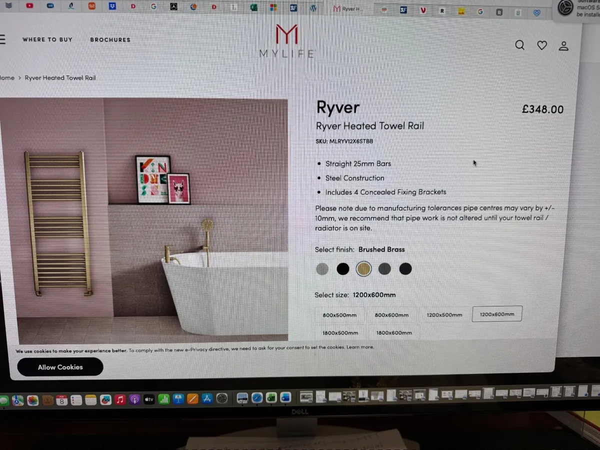 River heated towel rail - Image 3