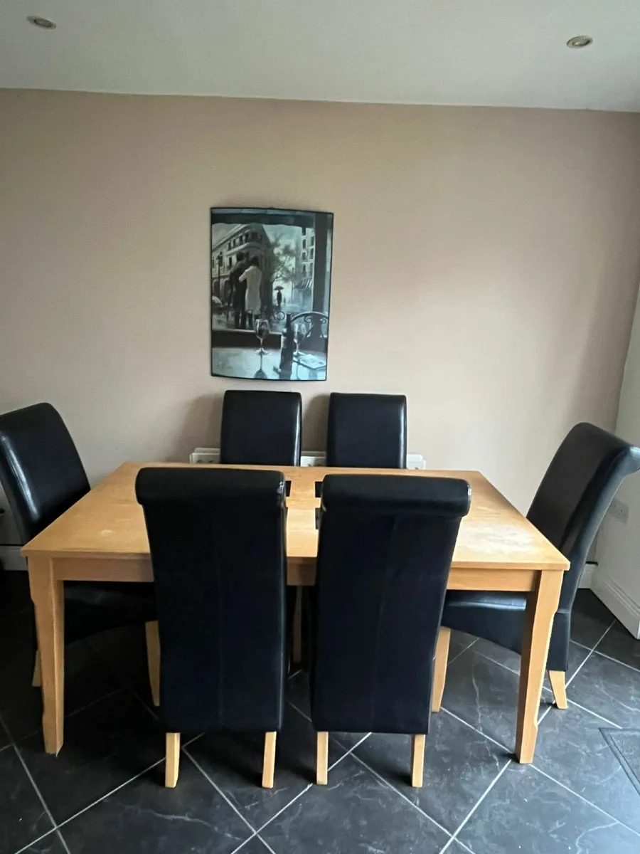 Dining Table and Chairs - Image 1