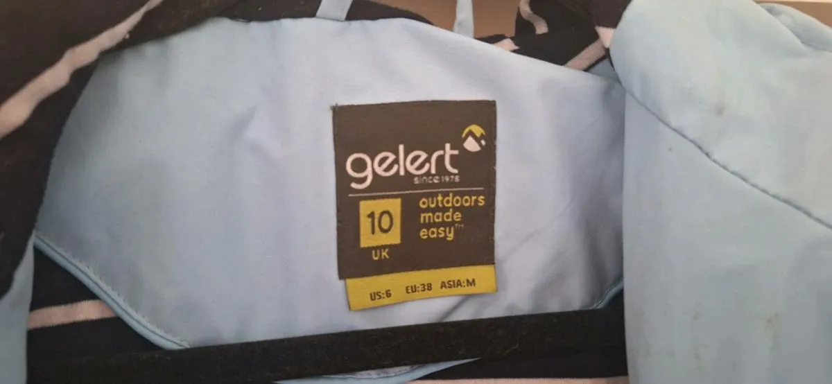 Gelert Girls Rain Jacket – Light Blue – Size 38 EU - Image 3