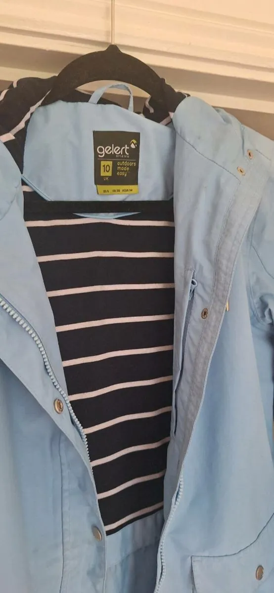 Gelert Girls Rain Jacket – Light Blue – Size 38 EU - Image 2