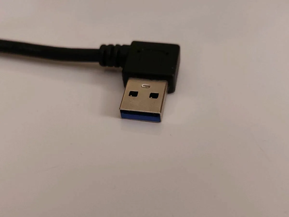 USB 3.0 Cable for External HDD – 90° Angle - Image 3