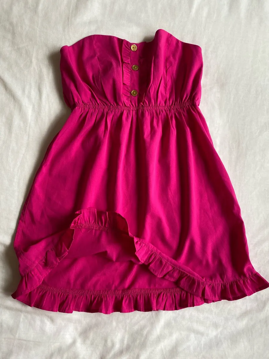 Women’s Fuchsia Strapless Top - Image 1