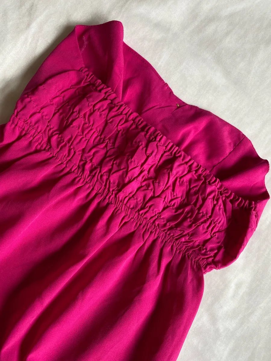 Women’s Fuchsia Strapless Top - Image 4