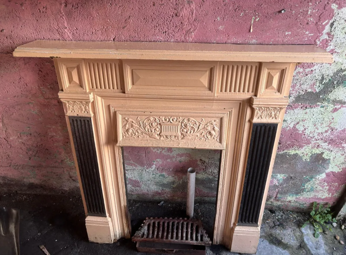 Genuine cast iron fireplace