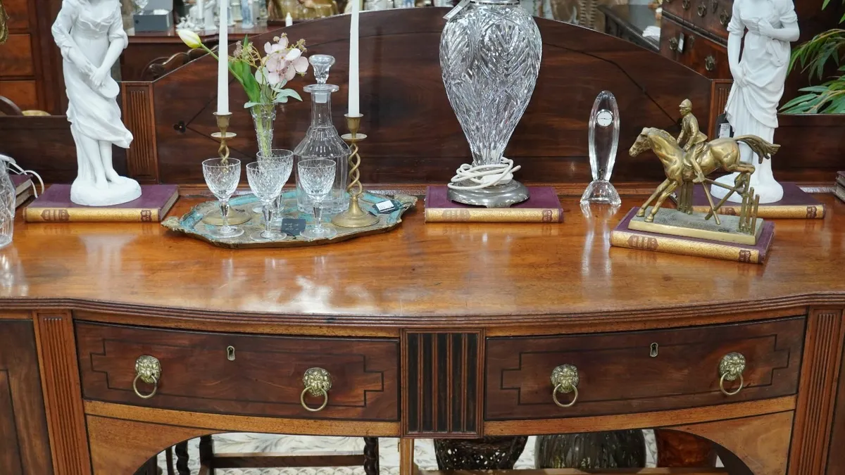 Antique Georgian Sideboard - Image 4