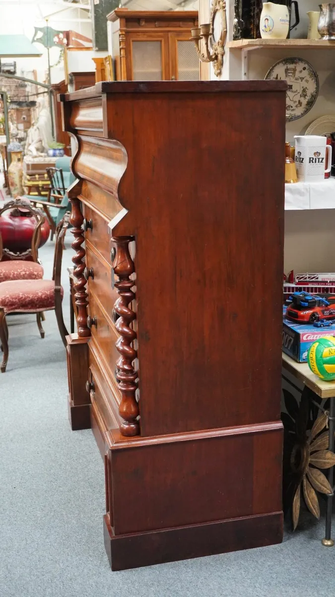 Antique 19th Century Mahogany Scotch Chest - Image 3