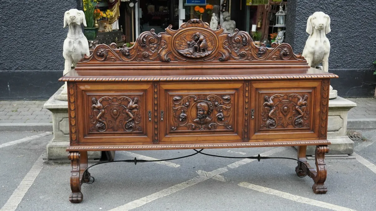 Spanish Renaissance Revival Dining Suite - Image 1