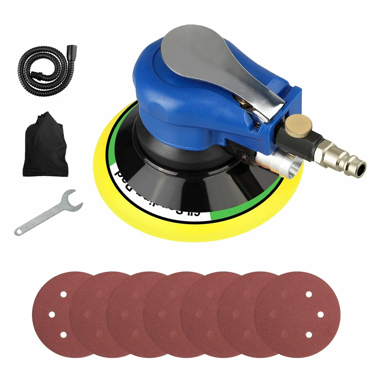 6" Air Random Orbital Sander Dual Action - Image 1