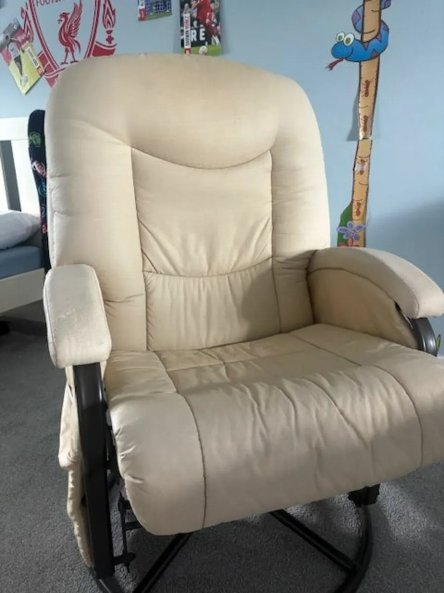 Mothercare Rocking Chair and Matching Footstool - Image 1