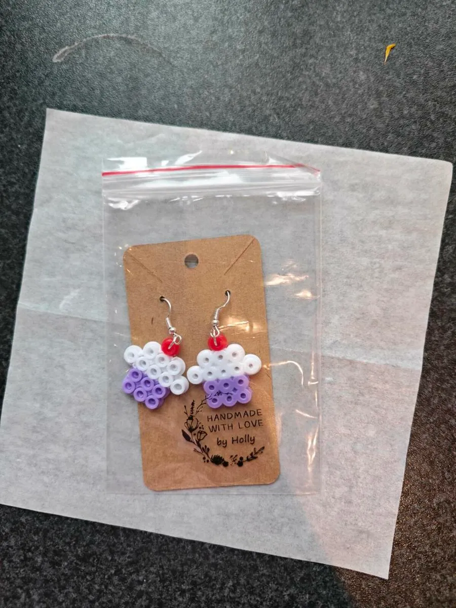 Homemade earrings - Image 4