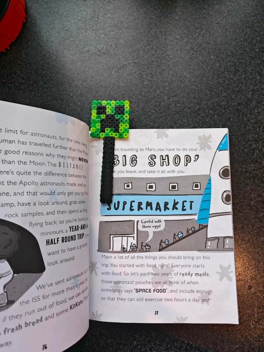 Minecraft and rainbow bookmark - Image 2