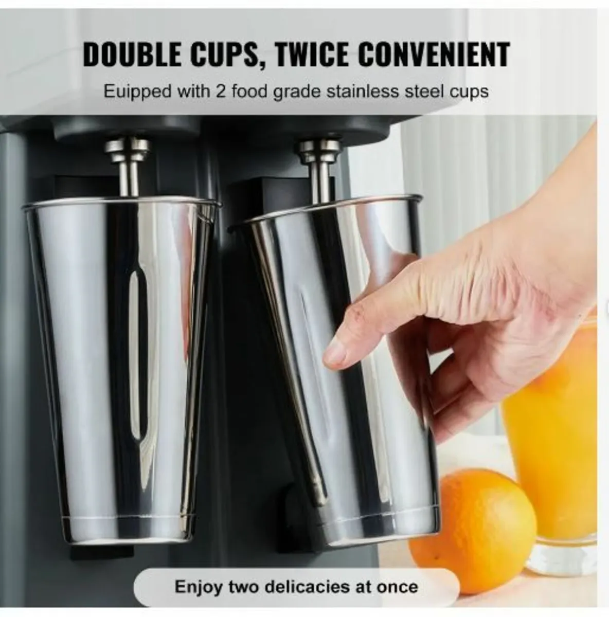 Milkshake Maker Mixer Machine Double Head - Image 2