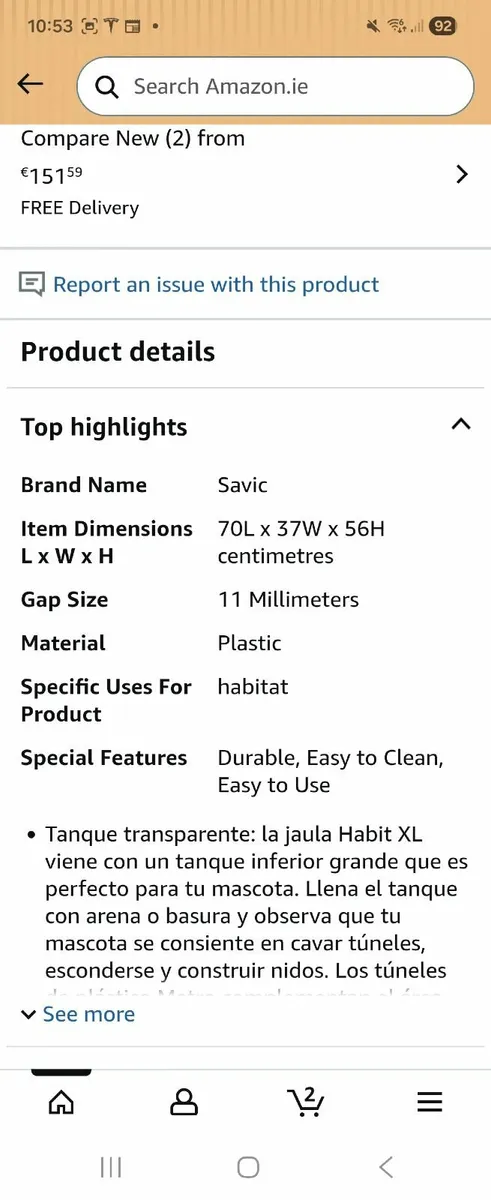 Hamster cage XL - Image 2