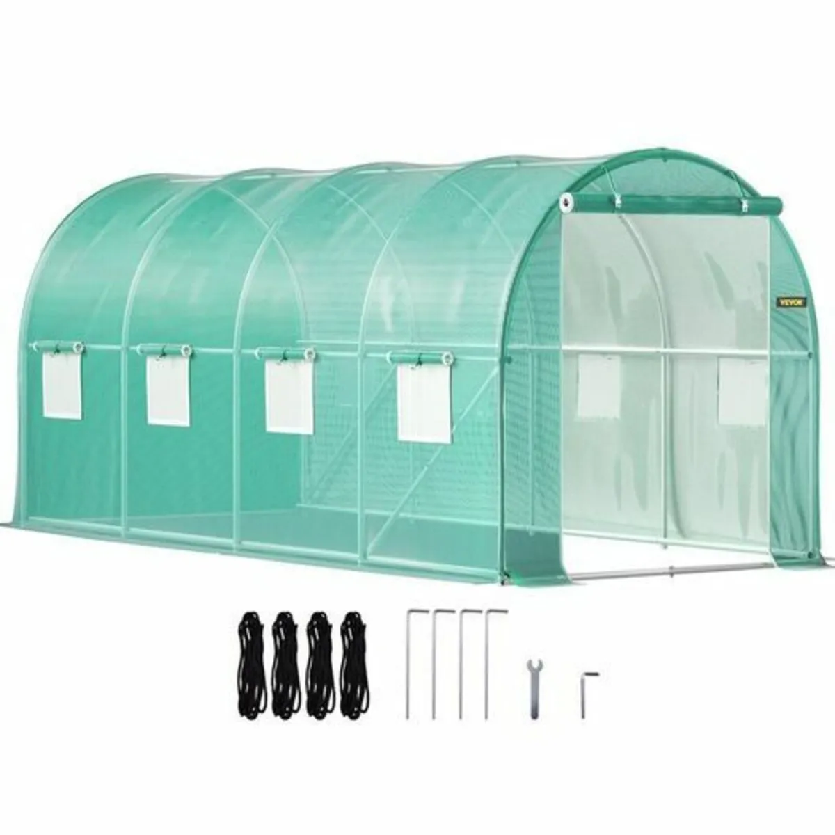 Walk-in Tunnel Greenhouse, 15 x 7 x 7 ft Portable - Image 1