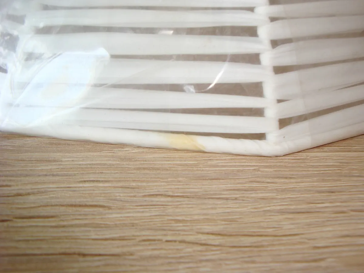 TWO white lamp shades - Image 3