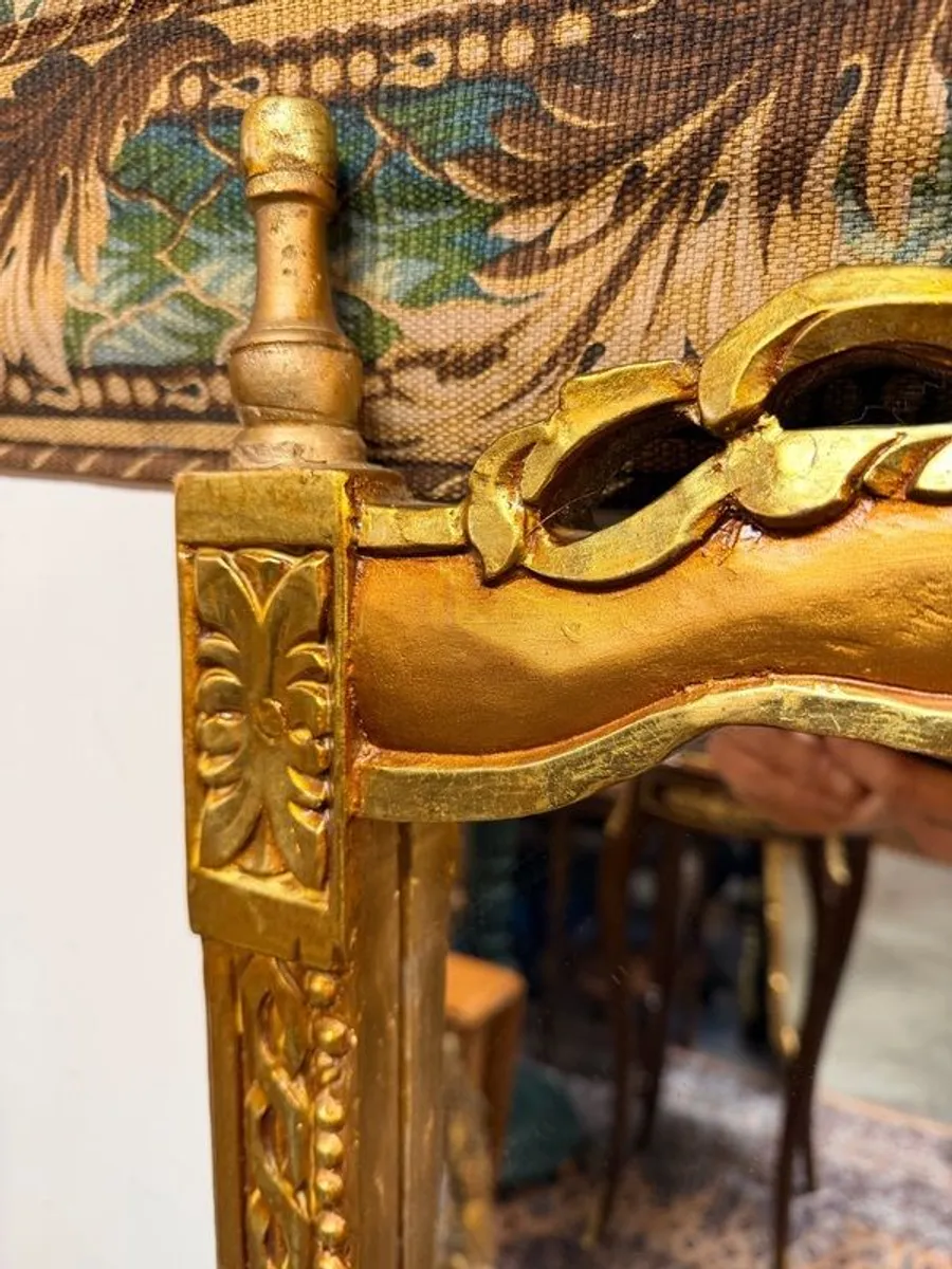 Elegant French Louis XV Style Giltwood Overmantle Mirror - Image 2