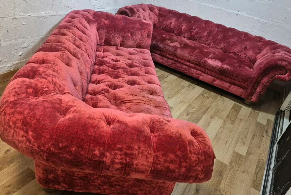 Matching Chesterfield sofas,Dublin Delivery - Image 2