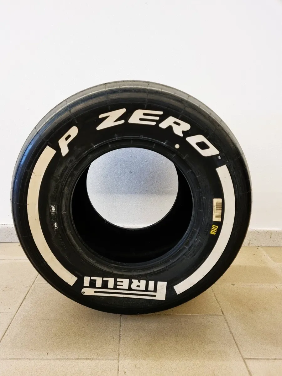 Formula 1 Pirelli P1 official race worn tyre - Image 1