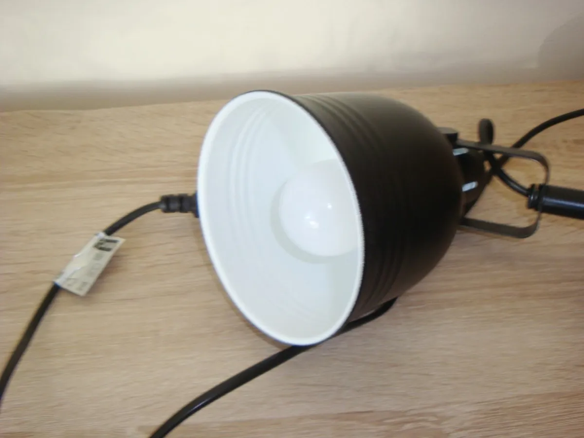 Clamp lamp - BLACK - Image 2