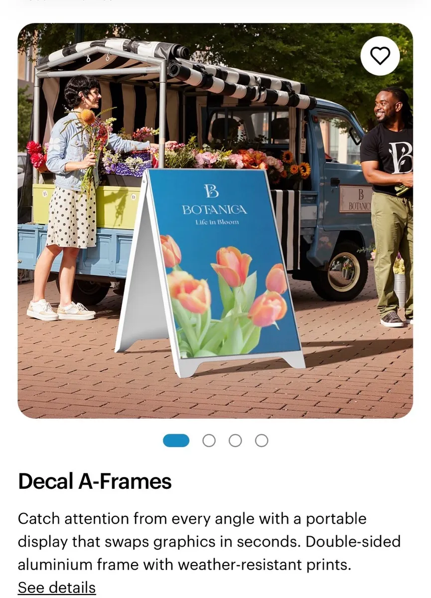 Outdoor Sign/Frame for promotion - Image 1