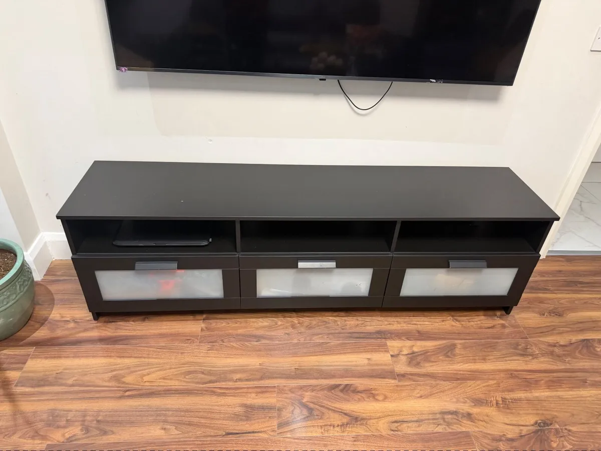 TV bench Black - Image 3