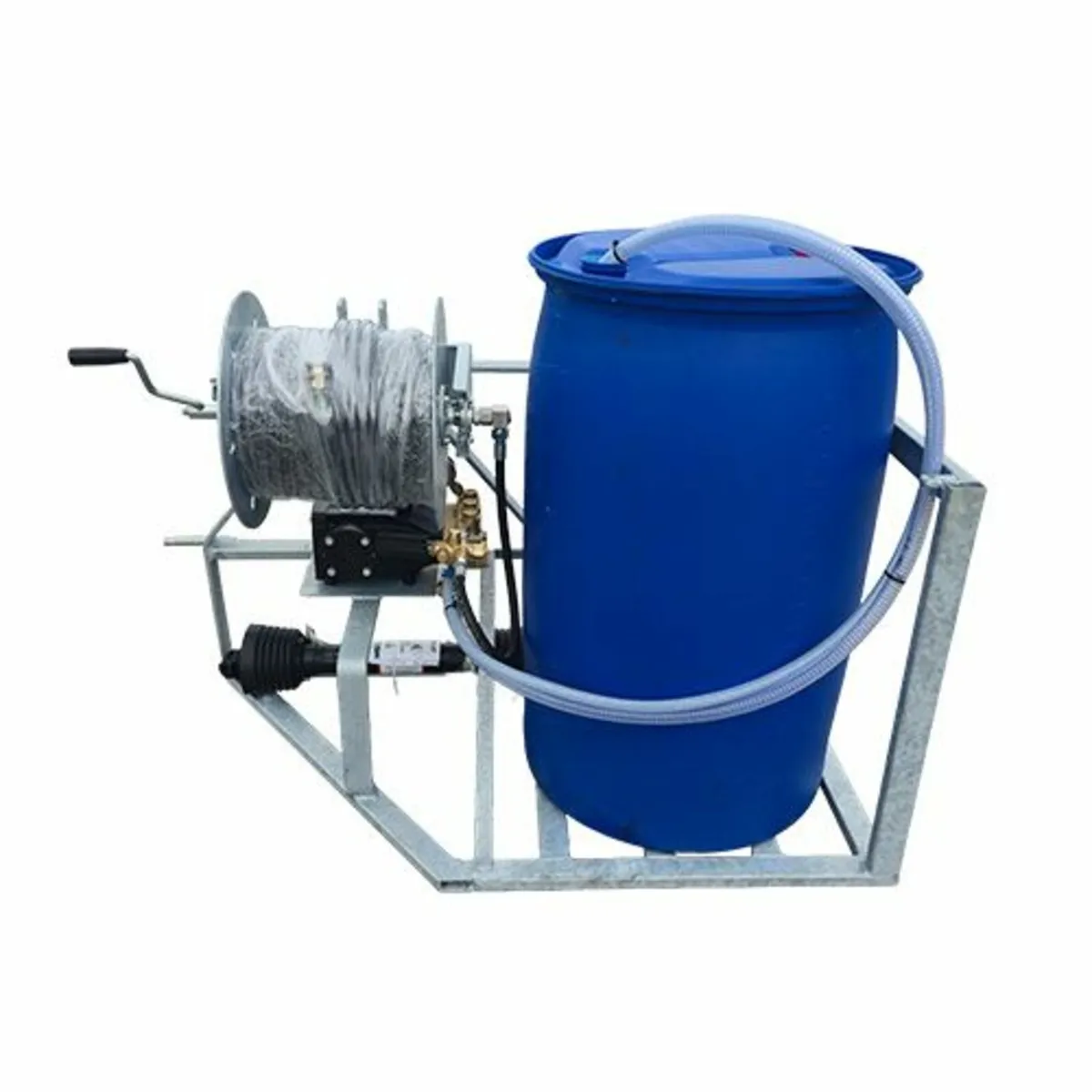 Hawk PTO Tractor Washer Barrel Frame with Reel - Image 3