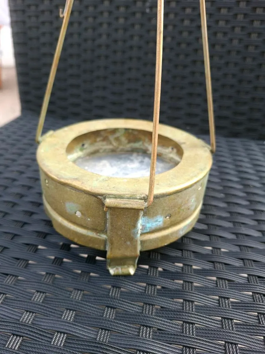 Vintage Brass Coffee pot warmer/Incense holder - Image 2