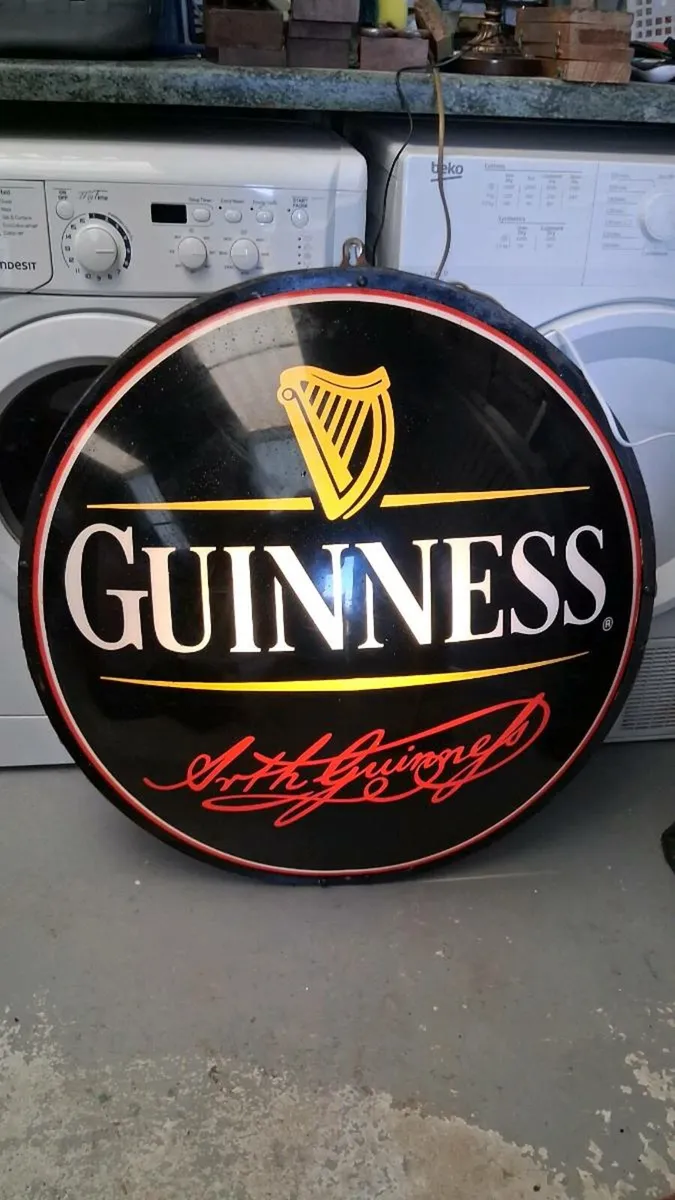 Guinness sign - Image 1