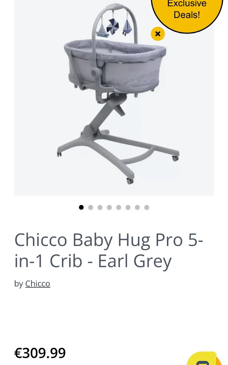 Chicco Baby Hug Pro 5-in-1 Crib - Image 1