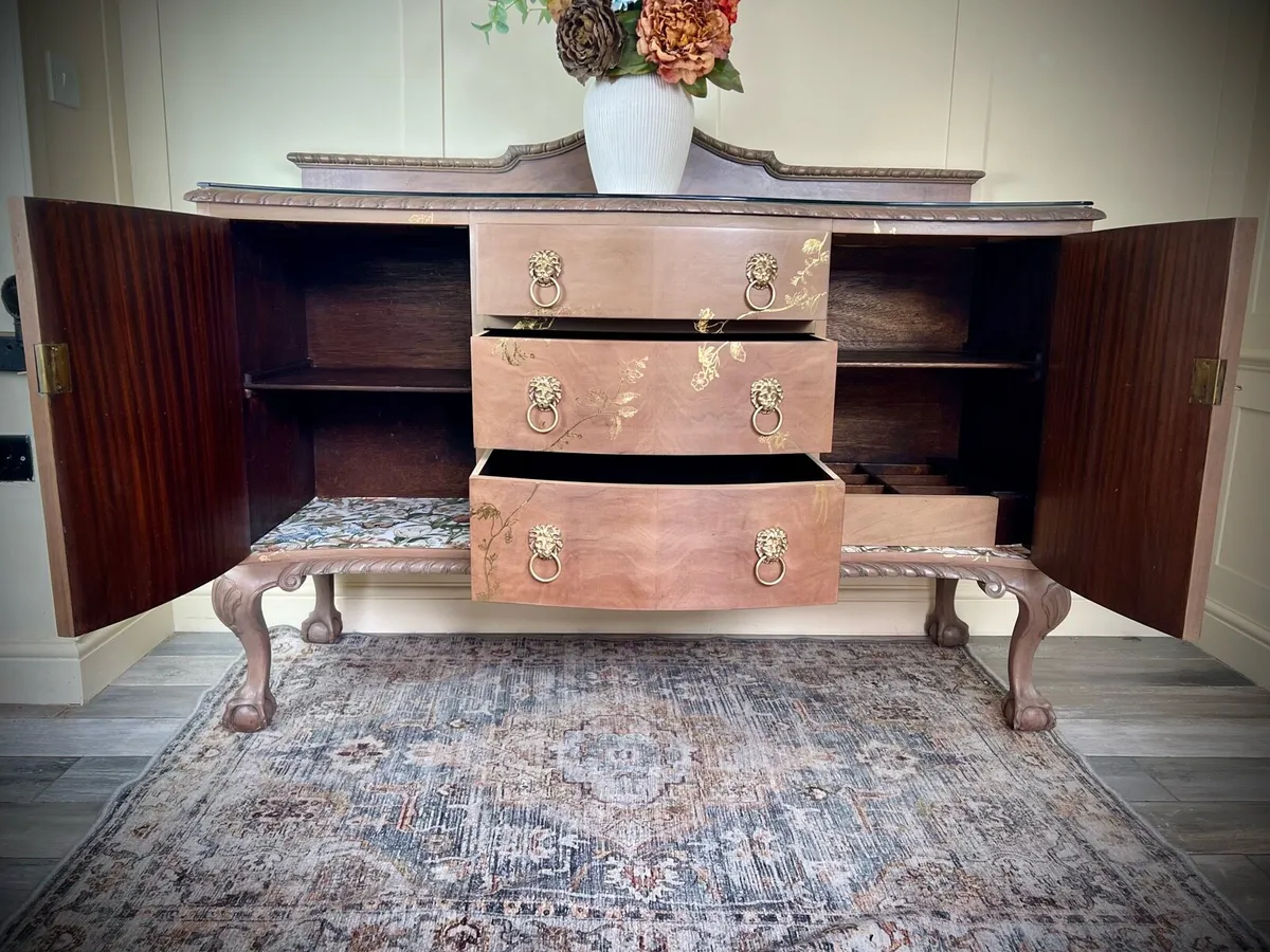 Antique Victorian Mahogany Sideboard - Image 2