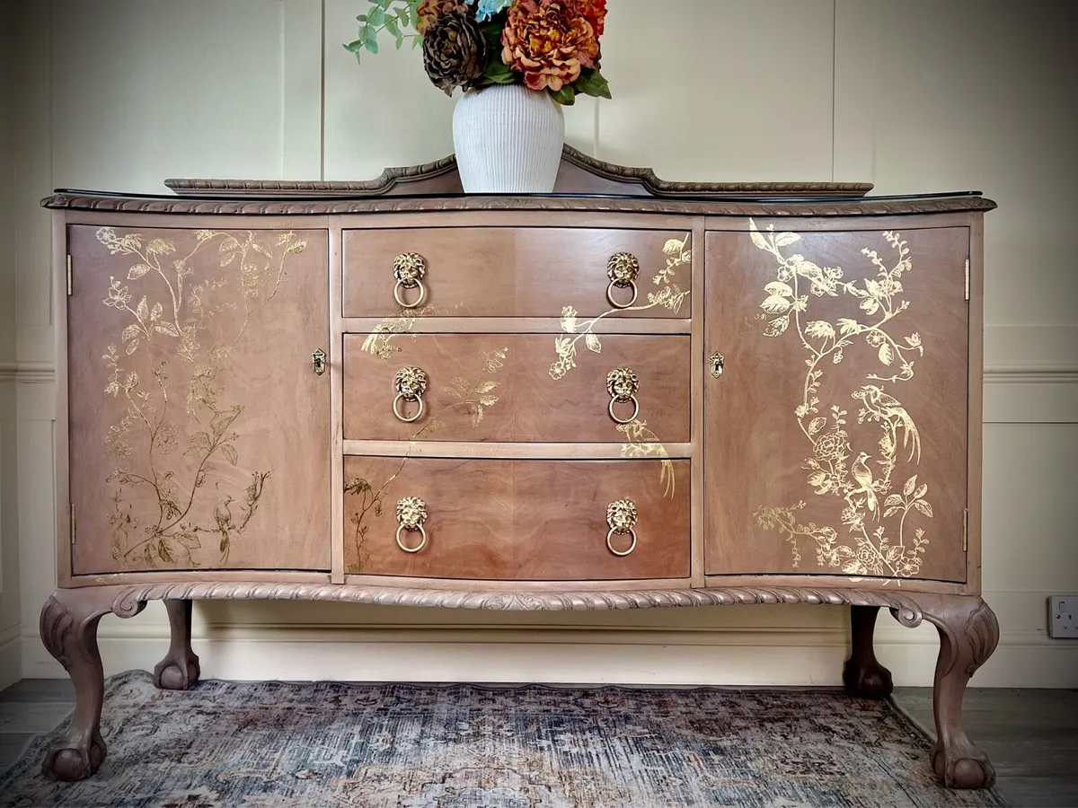 Antique Victorian Mahogany Sideboard - Image 1