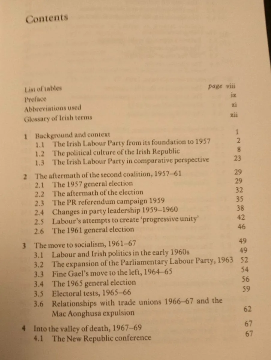 Irish Labour Party in Transition Book 1957 1982 - Image 2
