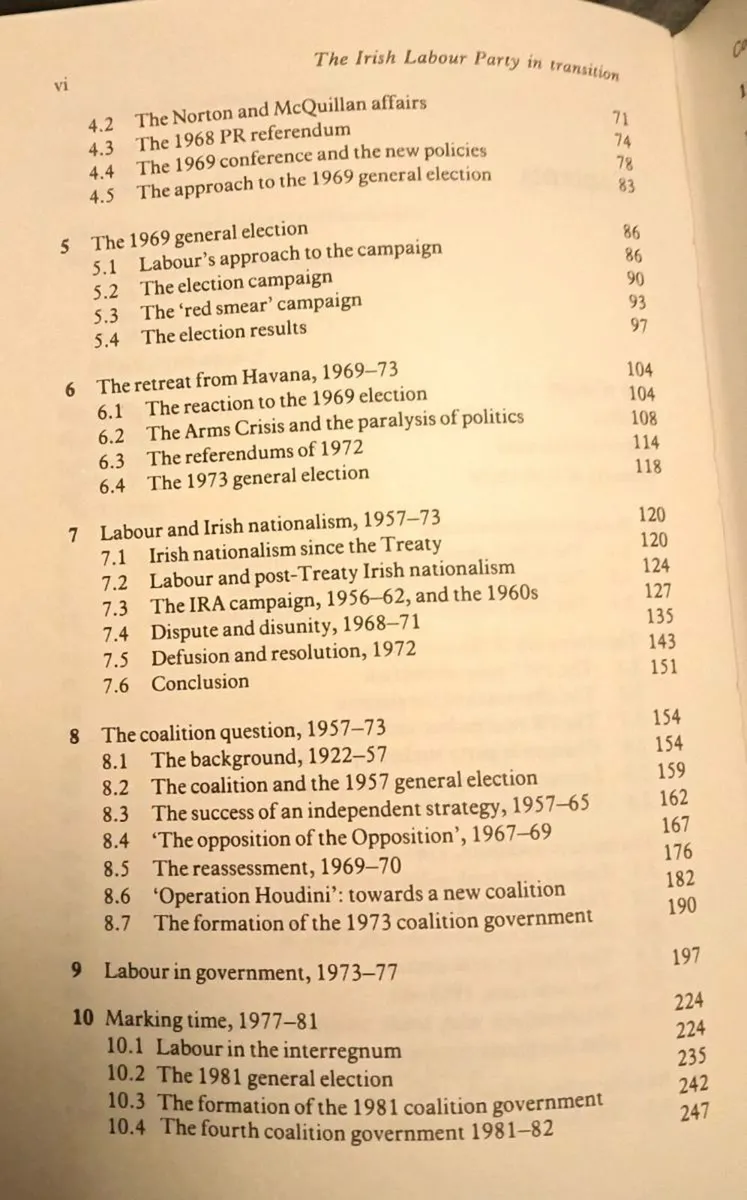 Irish Labour Party in Transition Book 1957 1982 - Image 3