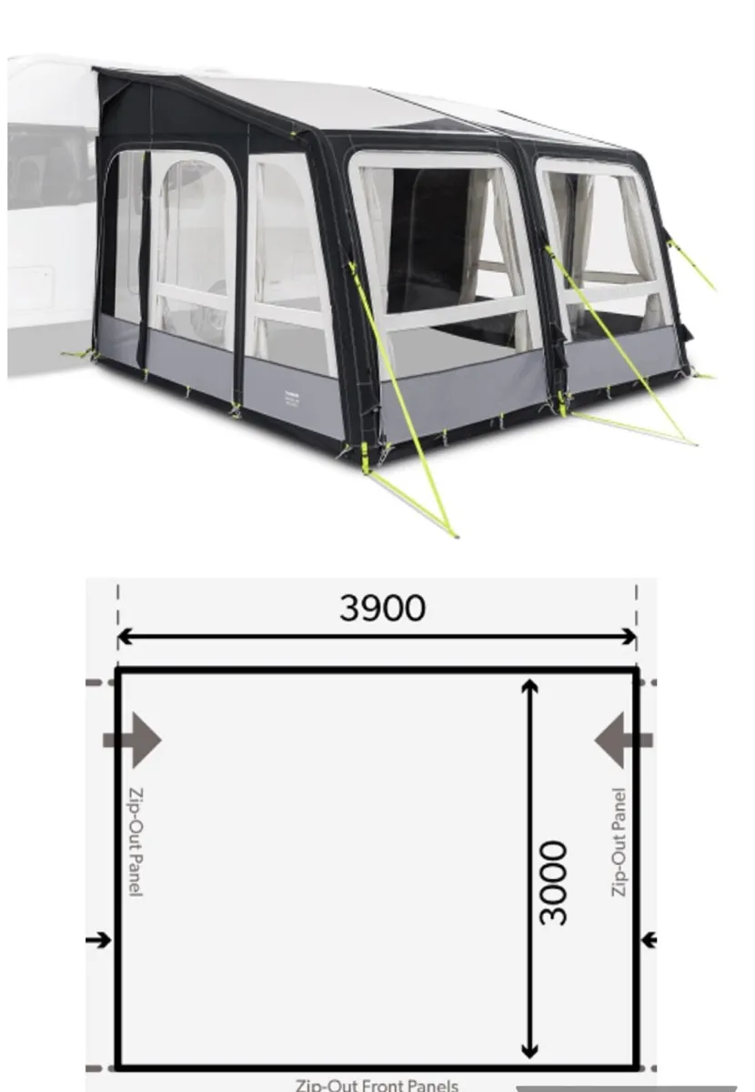 Bailey Pursuit M-Movers-Kampa AIR-Awning VIDEO🏕️ - Image 3
