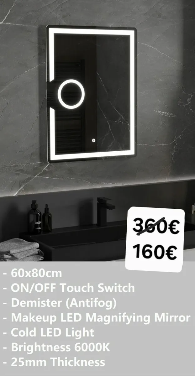 LED Bathroom Mirror - Image 3