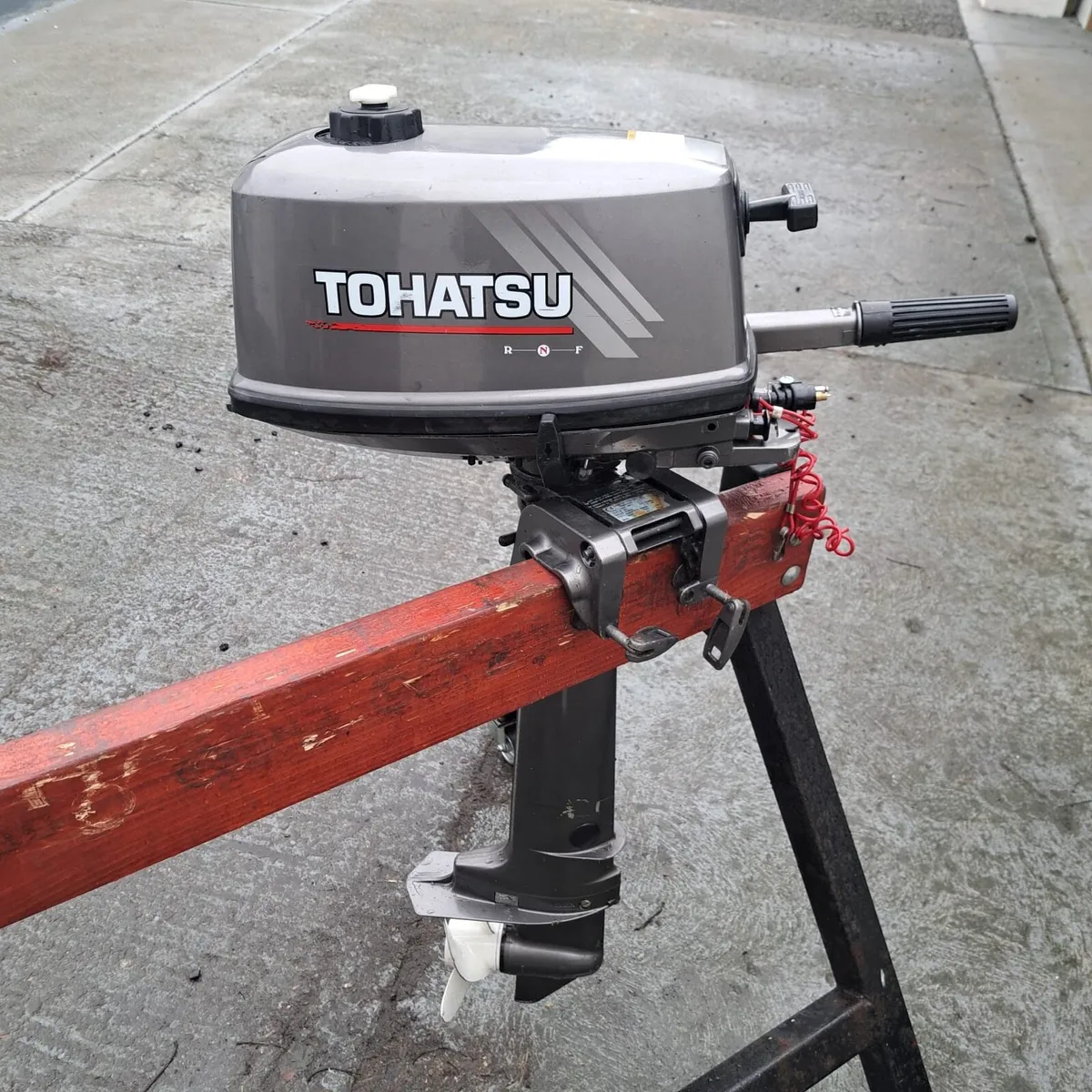 Tohatsu 4hp 2 Stroke Outboard Engine Long Shaft - Image 3