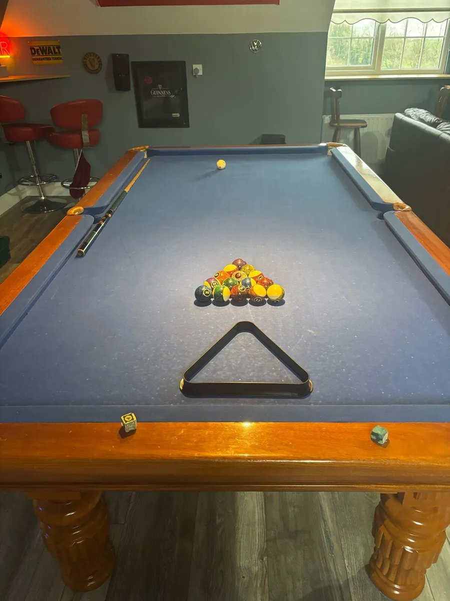 Snooker/pool table - Image 1