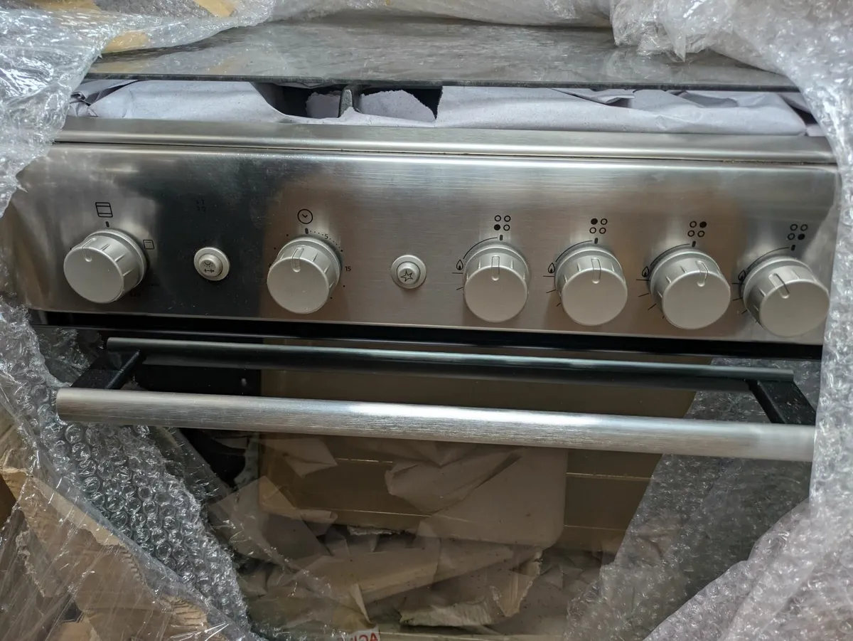Ariston 60cm Gas Cooker (Stainless Steel) - Image 1