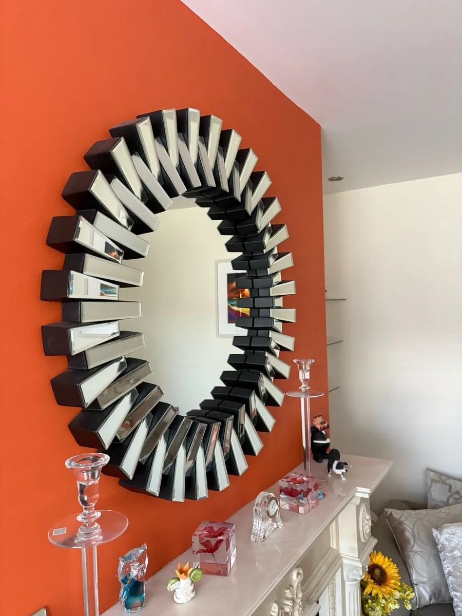 M&S Italian over mental round mirror - Image 2