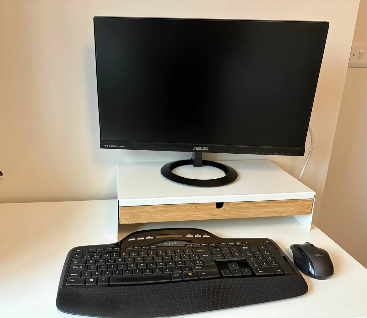 Home Office Setup – Monitor + Keyboard + Mouse - Image 1