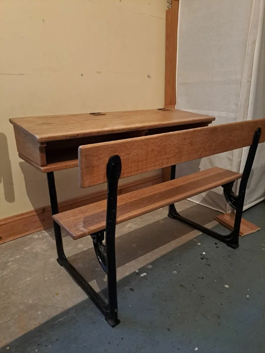 Vintage School Desk - Image 1
