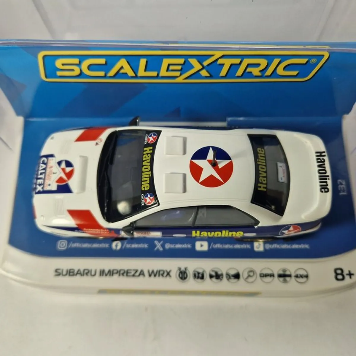 Scalextric Subaru Impreza WRX 1997 Rally Slot Car ( C4657 classic WRC ) - Image 4