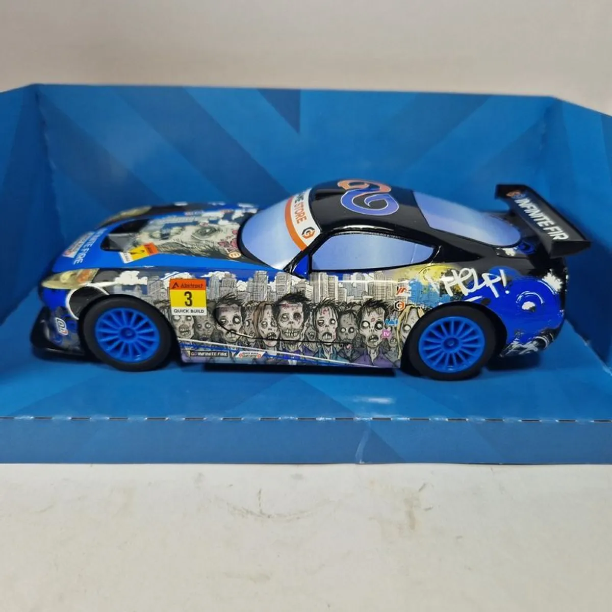 Scalextric Team GT Zombie Slot Car ( C3839 GP racer ) - Image 1