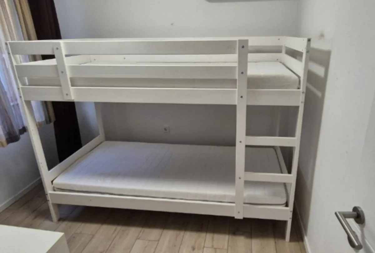 White pine bunk bed