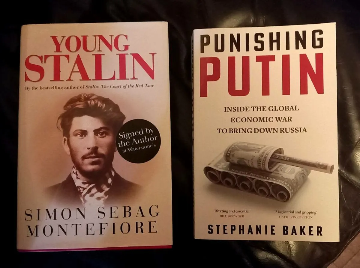 Stalin and Putin Books - Image 1