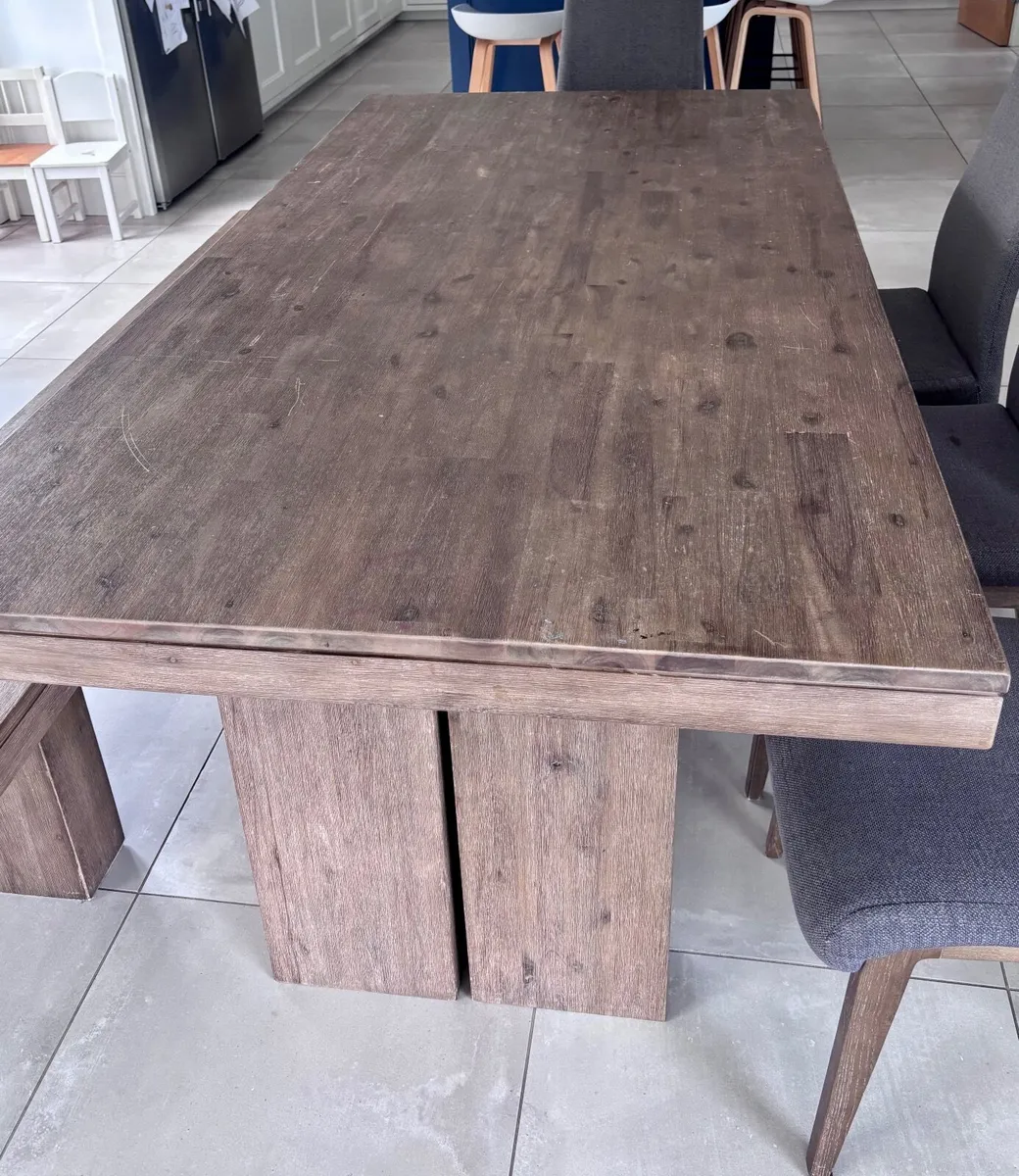 Dining Table, Bench and Chairs - Image 1