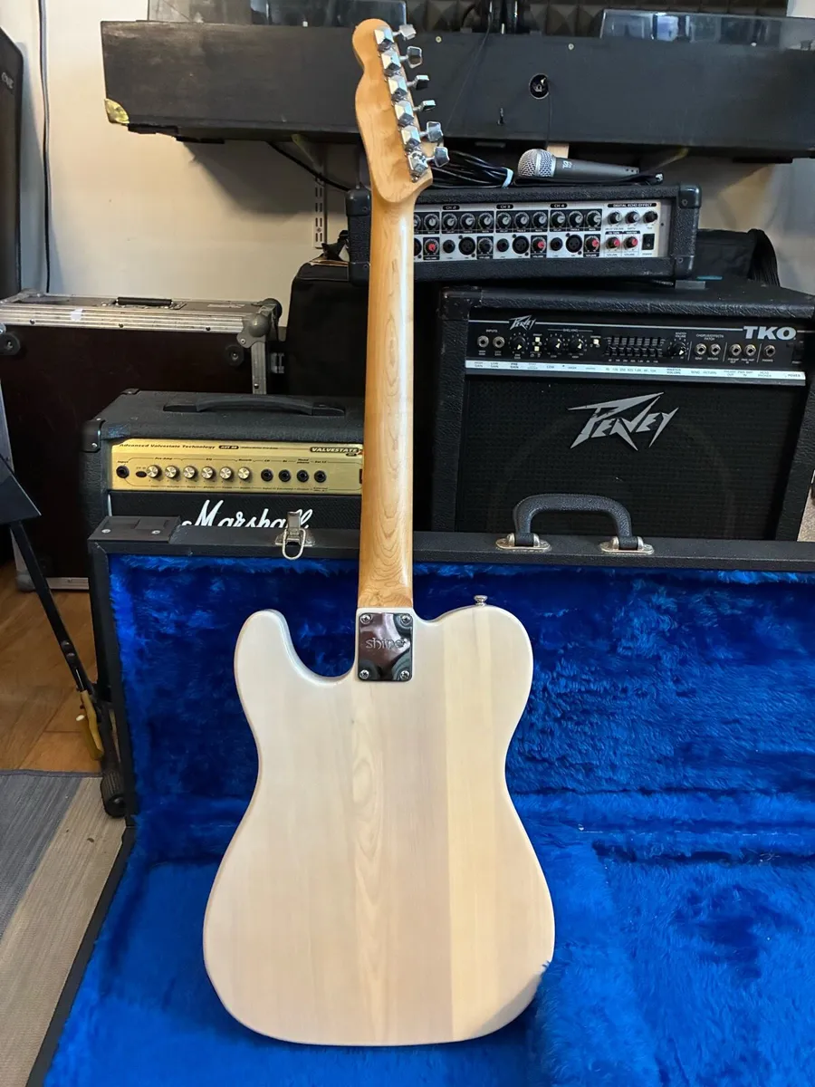 Shine Telecaster Electric Guitar - Image 2