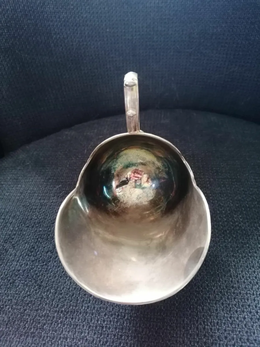 Vintage Silver Plated Sugar Scuttle with Scoop - Image 4