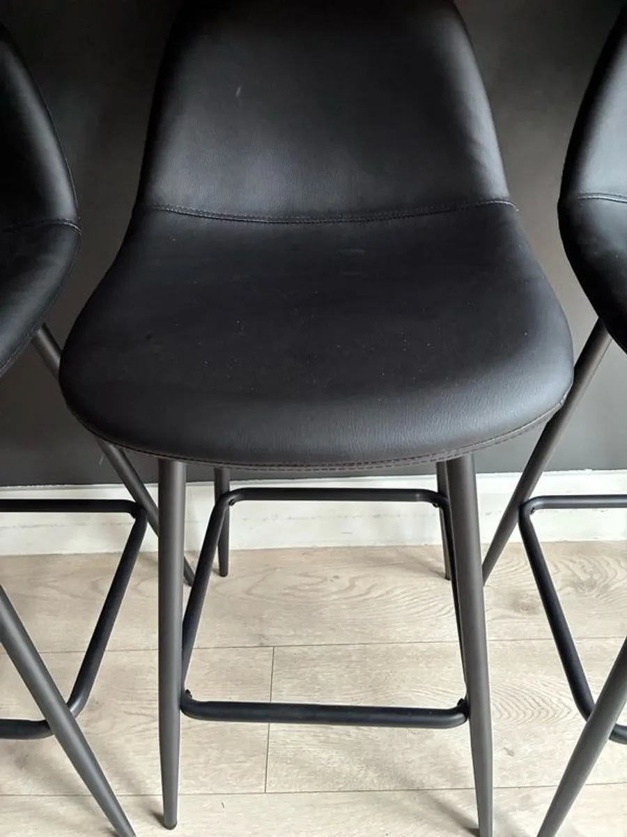 Counter stools x 3 - Image 2