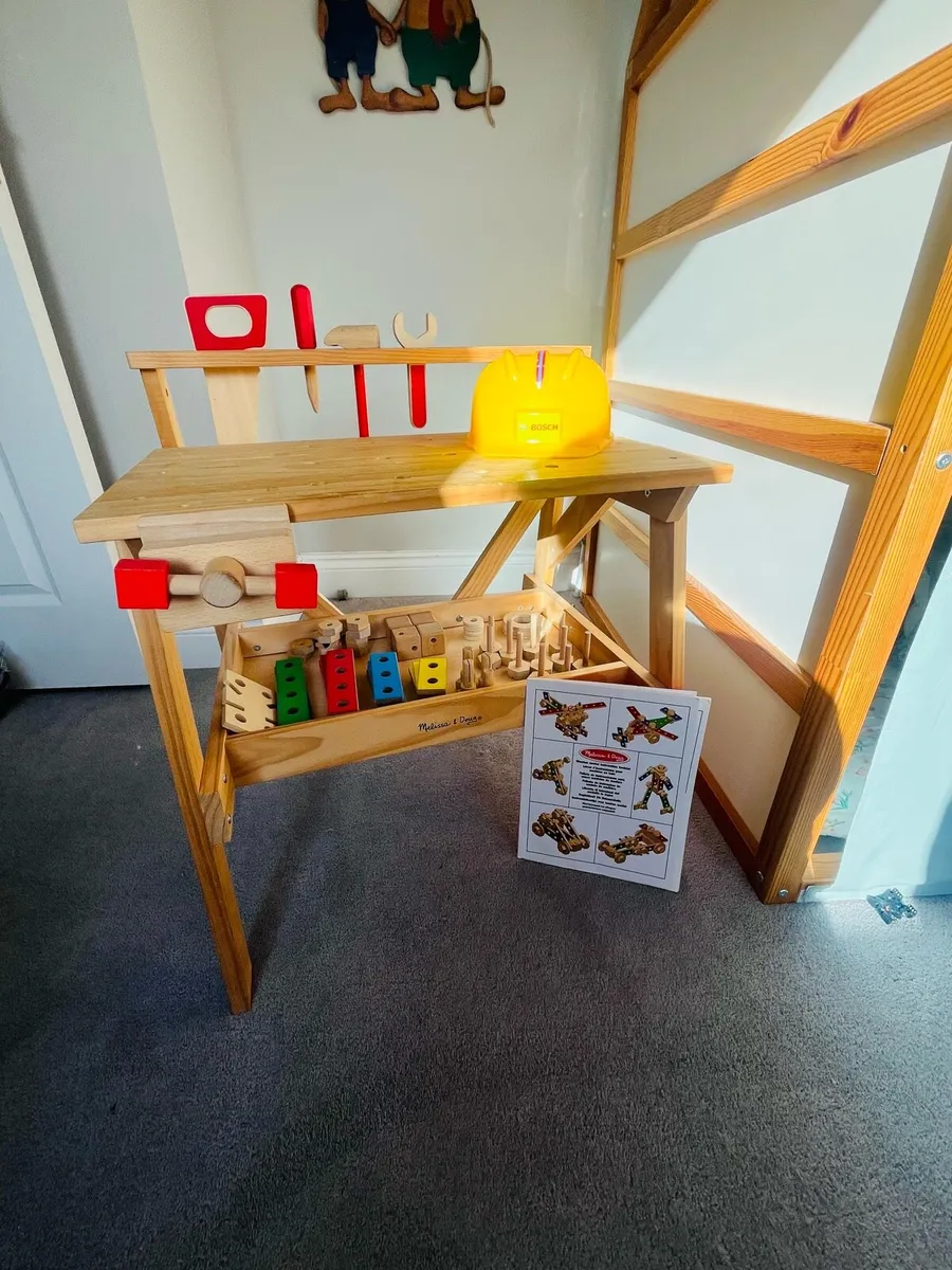Kids wooden workstation - Image 1